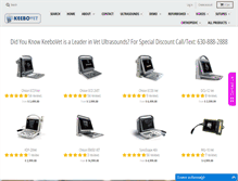 Tablet Screenshot of keebovet.com